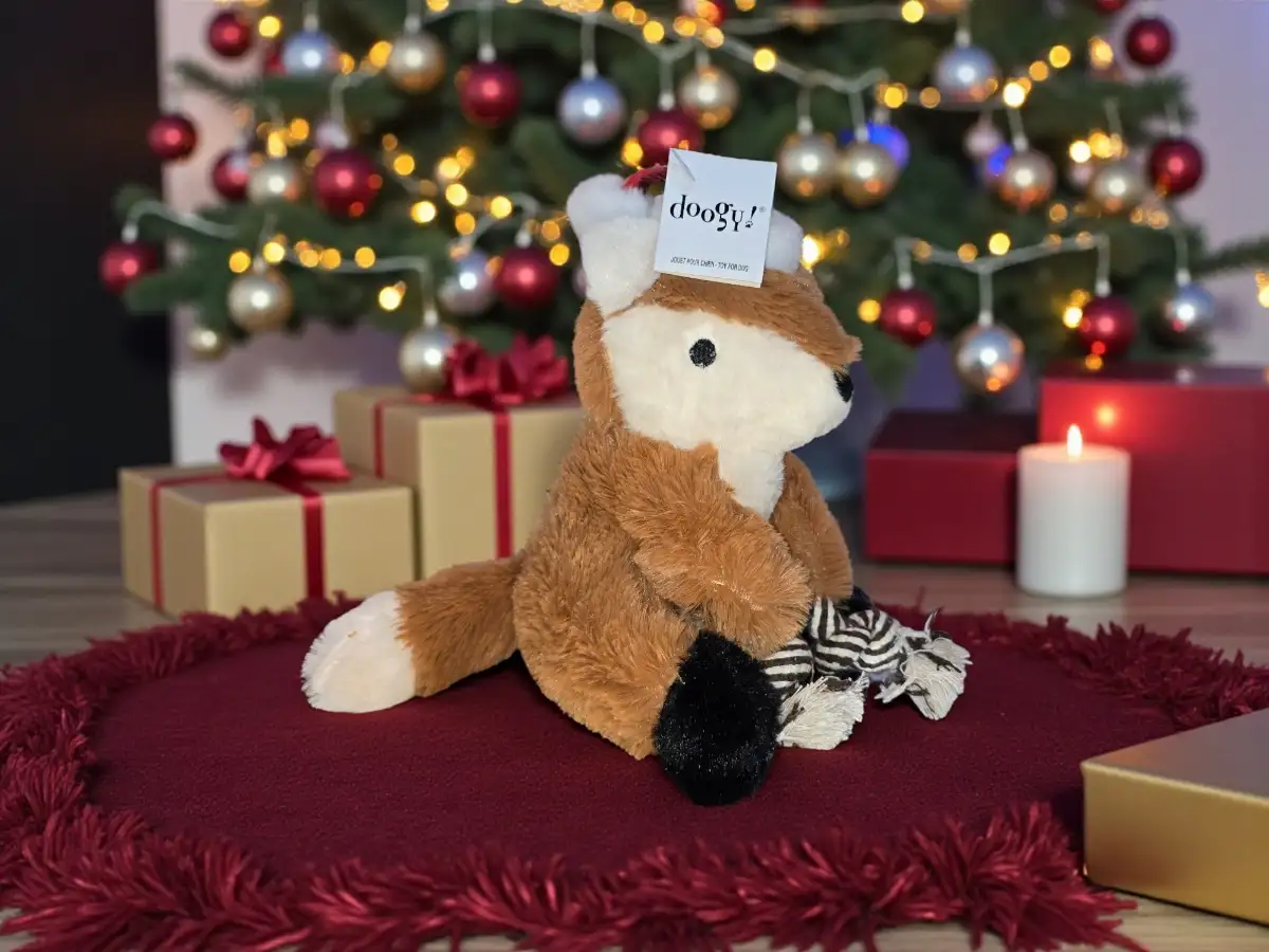 Peluche Renard de Noël